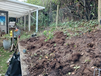 Garden in Basildon ready to be planted