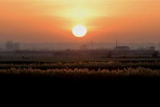 Blue House Farm sunset Peter Hewitt