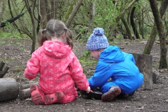 nature tots in woodland