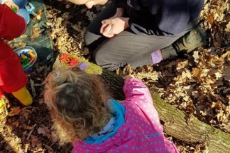 Nature Tots in woodland