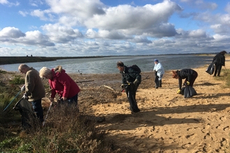 Naze beach clean