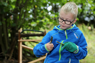 Abbotts drop off day - wood whittling