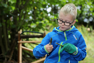 Abbotts drop off day - wood whittling