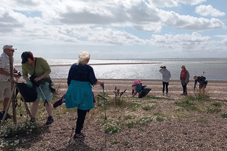 Beach clean at St Oysth