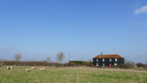 Blue House Farm farmhouse