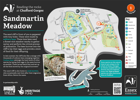 Chafford interpretation trail board 1