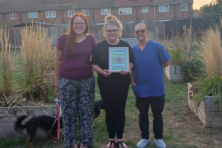 Clayburn Community Gardens with their award