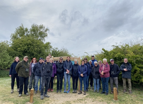 Volunteer group at Fingringhoe